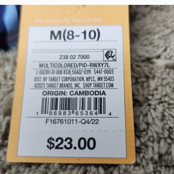 Women's Striped Tie-Front Bralette Bikini Top - Kona Sol Multi M (8-10) - Picture 10 of 11